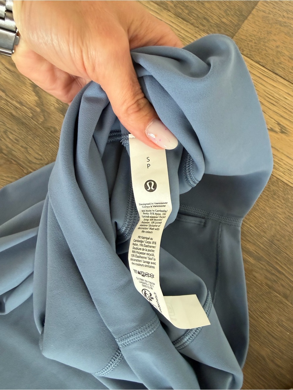 lululemon athletica Slim-Fit High-Rise Midi Skirt — Dusty Blue - Picture 3 of 4